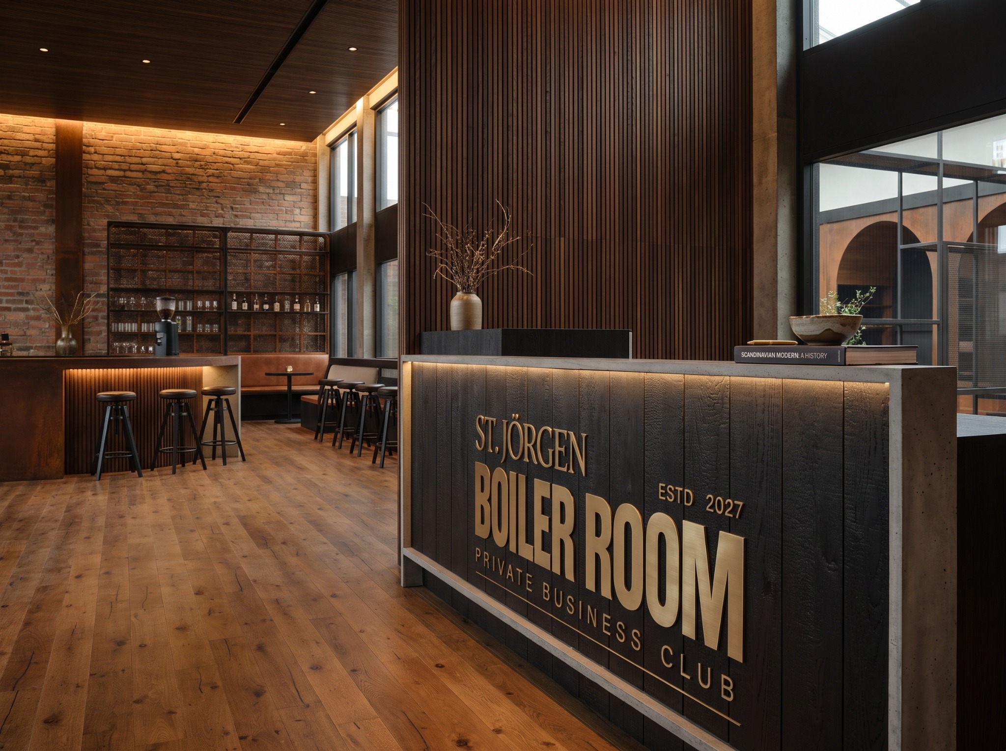 St. Jörgen Boiler Room private business club reception